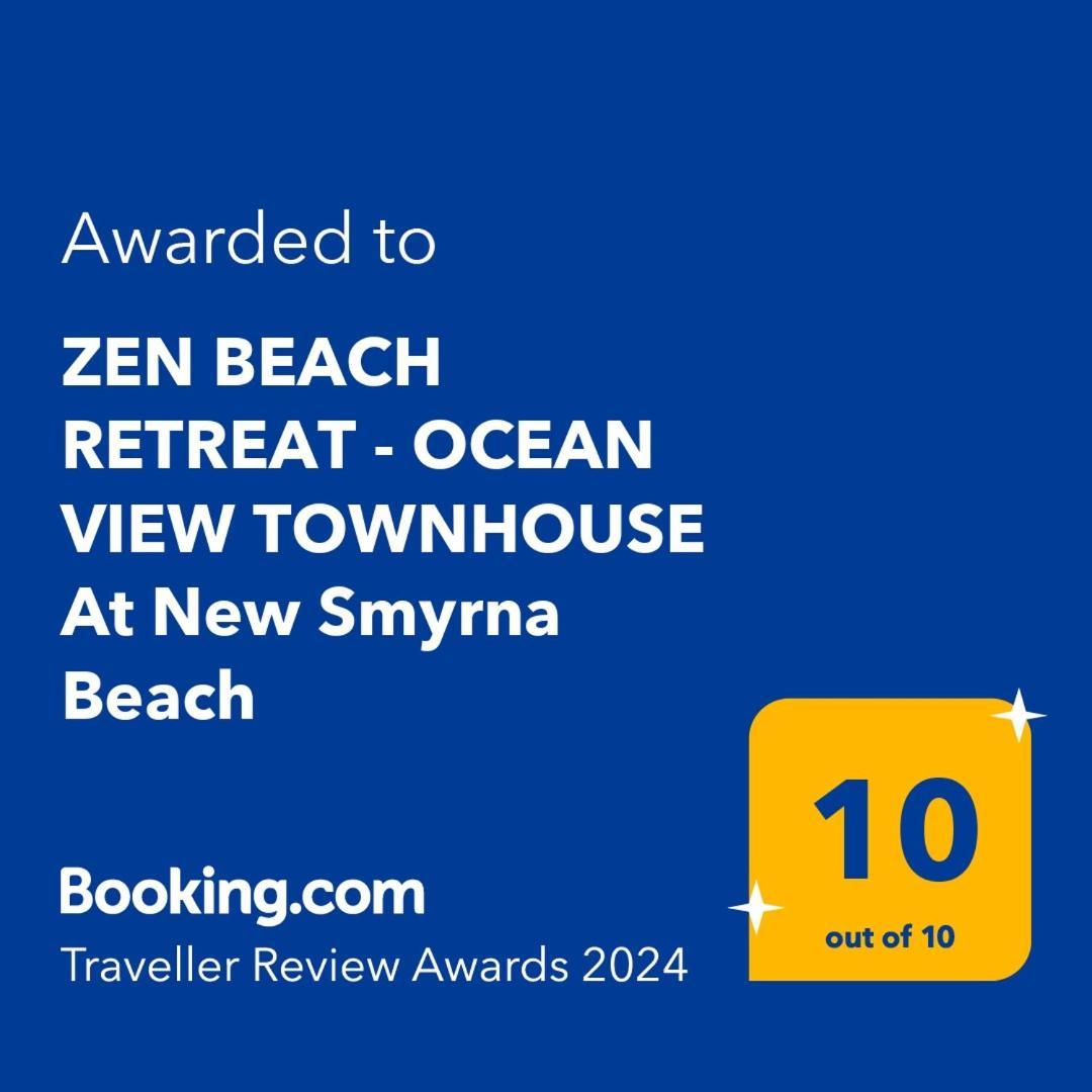 Zen Beach Retreat - Ocean View Townhouse -No Drive Beach New Smyrna Beach Zewnętrze zdjęcie